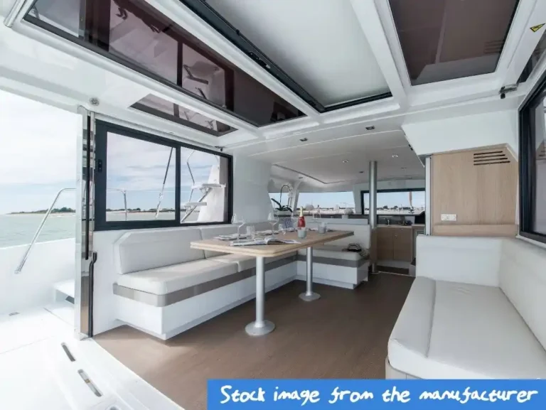 Bali 4.0 Catspace saloon dining area (stock image from the manufacturer)