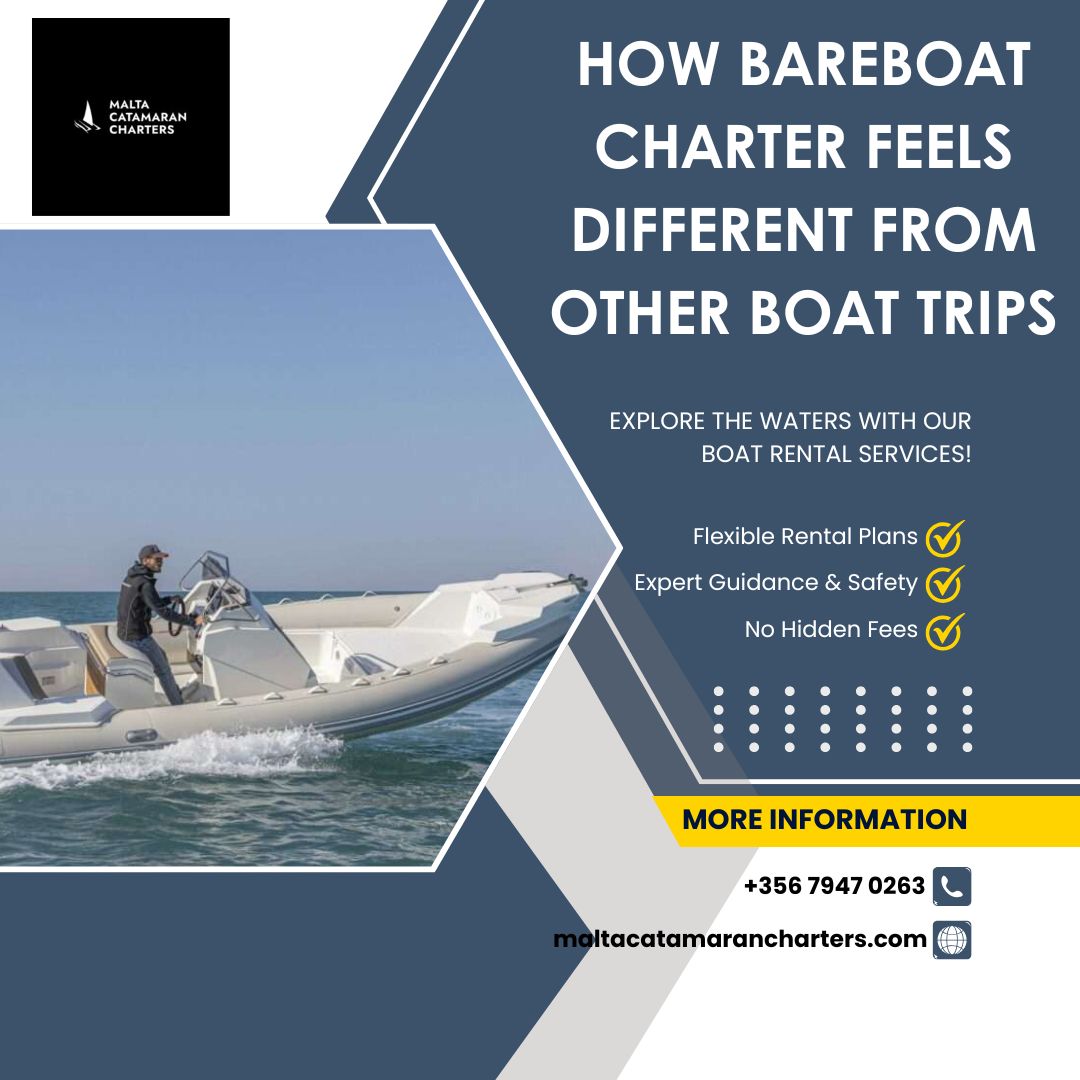 How Bareboat Charter Feels Different from Other Boat Trips
