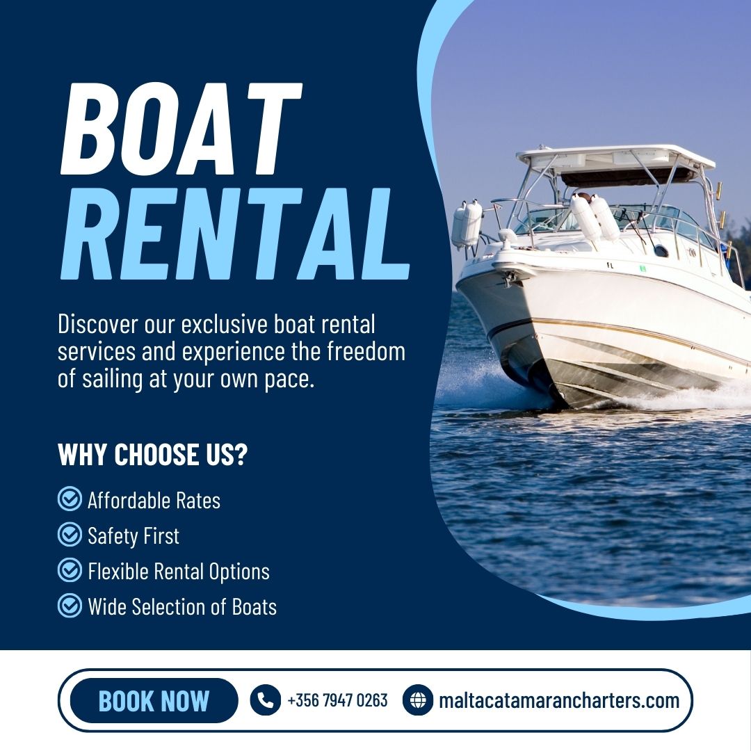 leaving the harbor on a boat trip in Malta with open blue water