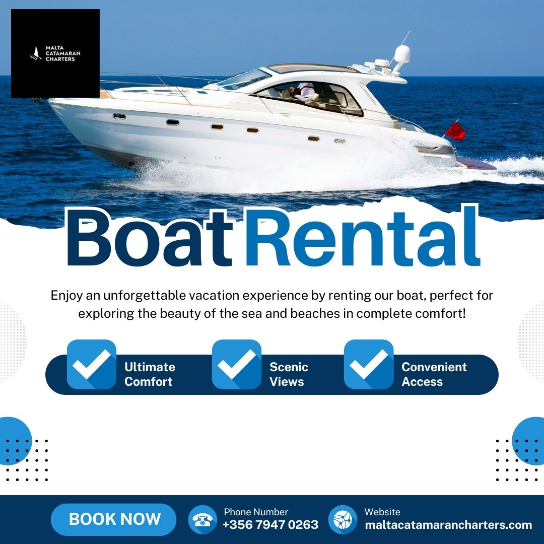 guests relaxing on a catamaran during a calm boat day in Malta